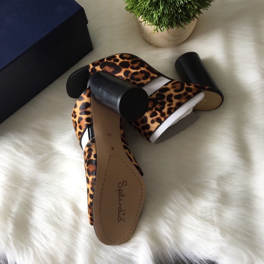 🔥🆕 Splendid ❃ Calf Hair Mule Sandals ❃ Leopard ❃ - Picture 8 of 8
